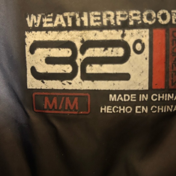 32 Degrees Weatherproof Men’s M Black Lightweight Quilted Jacket Regular Fit - Picture 6 of 6